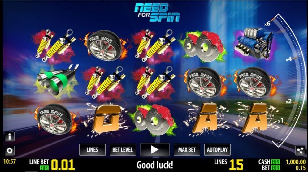 Need for Spin online Automatenspiel