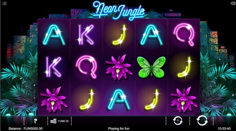 Neon Jungle Casinospiel