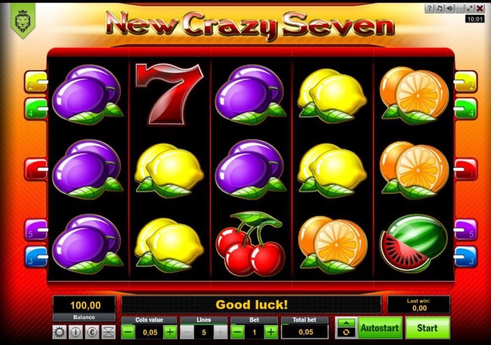 New Crazy Seven Spielautomat