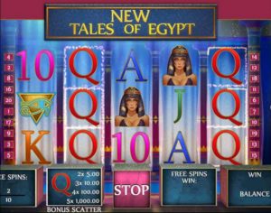 New Tales Of Egypt Videoslot online spielen
