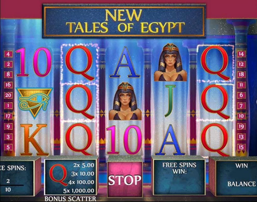 New Tales Of Egypt online Automatenspiel