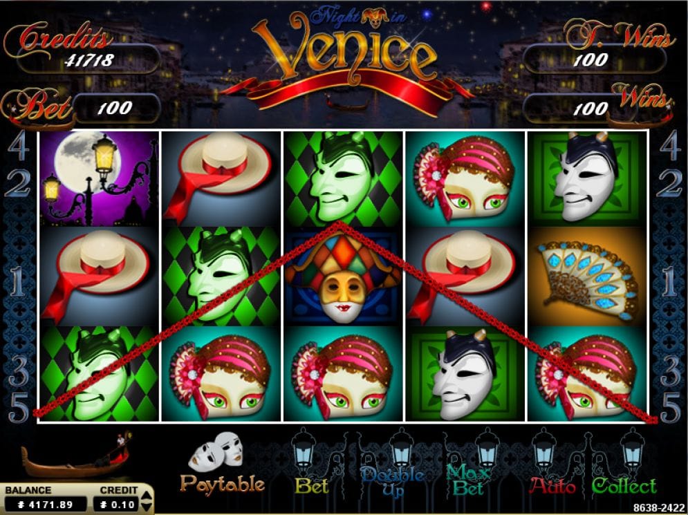 Night in Venice online Geldspielautomat