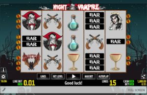 Night Vampire Spielautomat kostenlos spielen