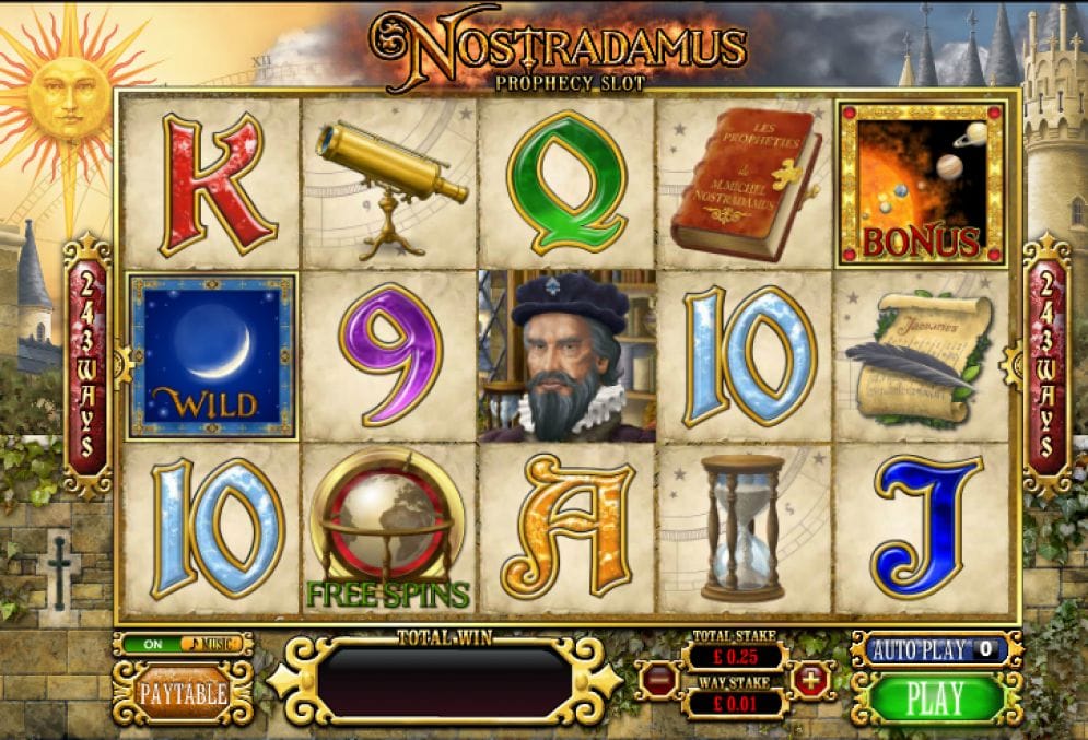 Nostradamus Prophecy online Slotmaschine