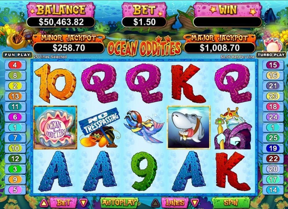 Ocean Oddities Spielautomat