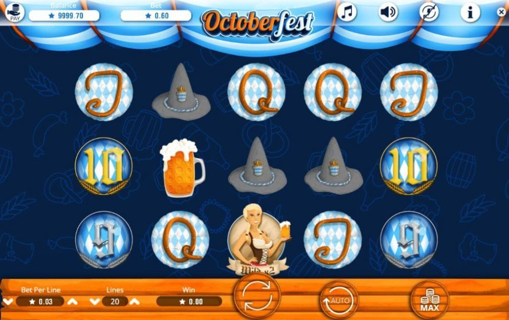 Octoberfest online Spielautomat