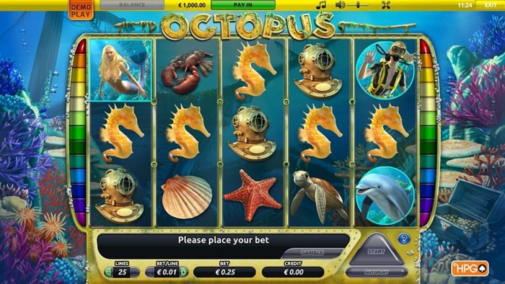 Octopus online Geldspielautomat