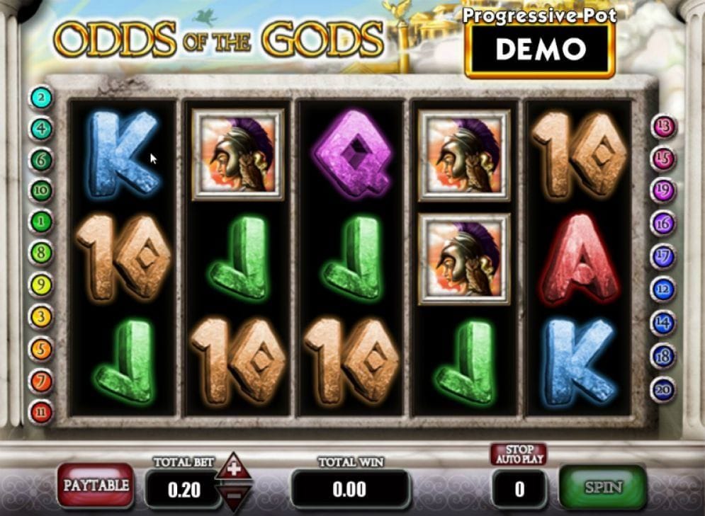 Odds of the Gods online Video Slot