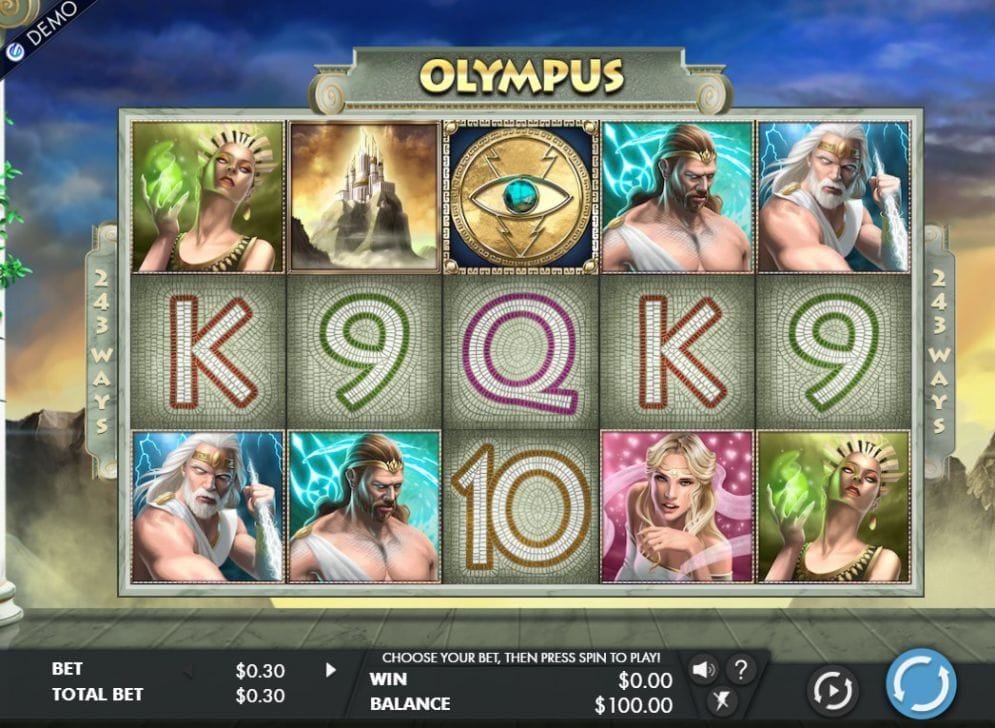 Olympus online Slotmaschine