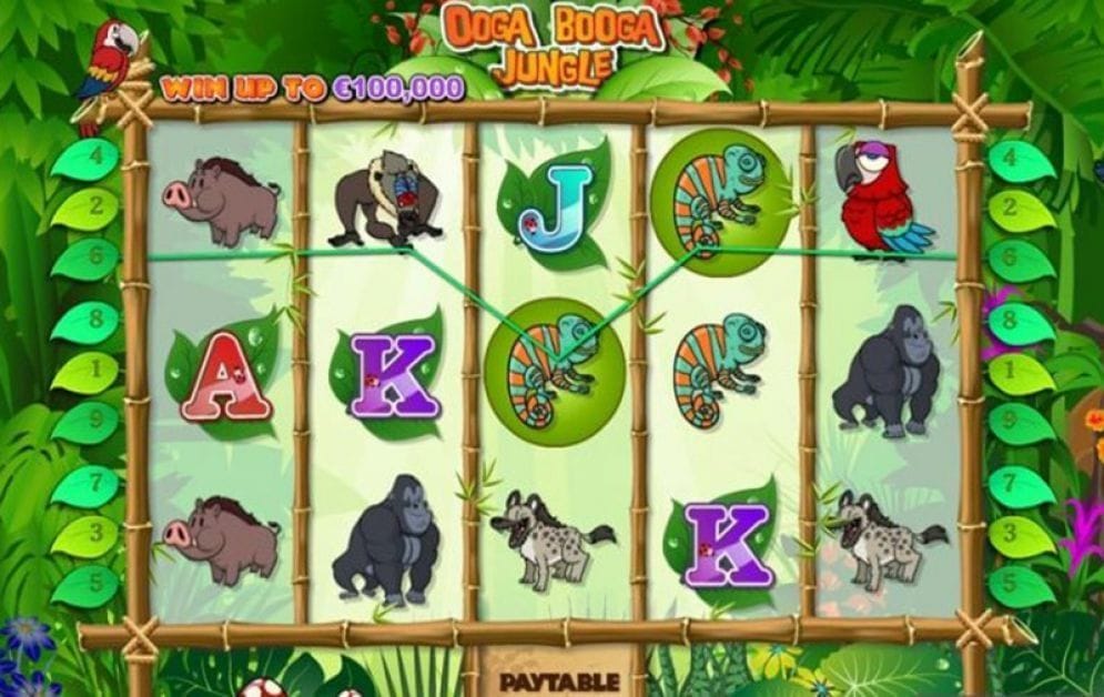 Ooga Booga Jungle online Spielautomat
