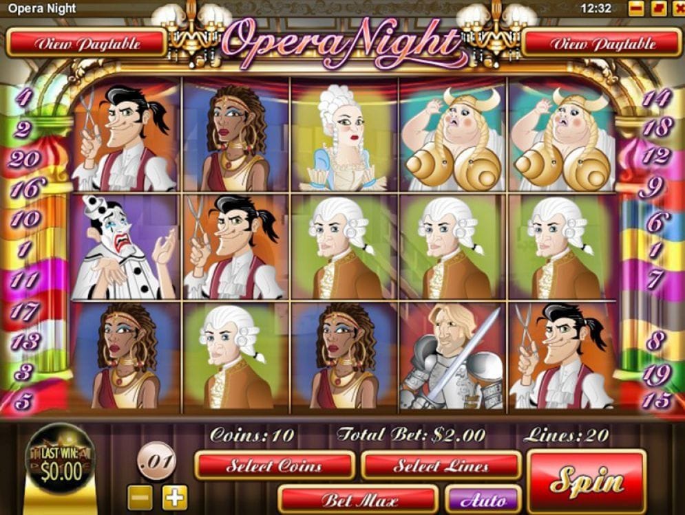 Opera Night online Geldspielautomat
