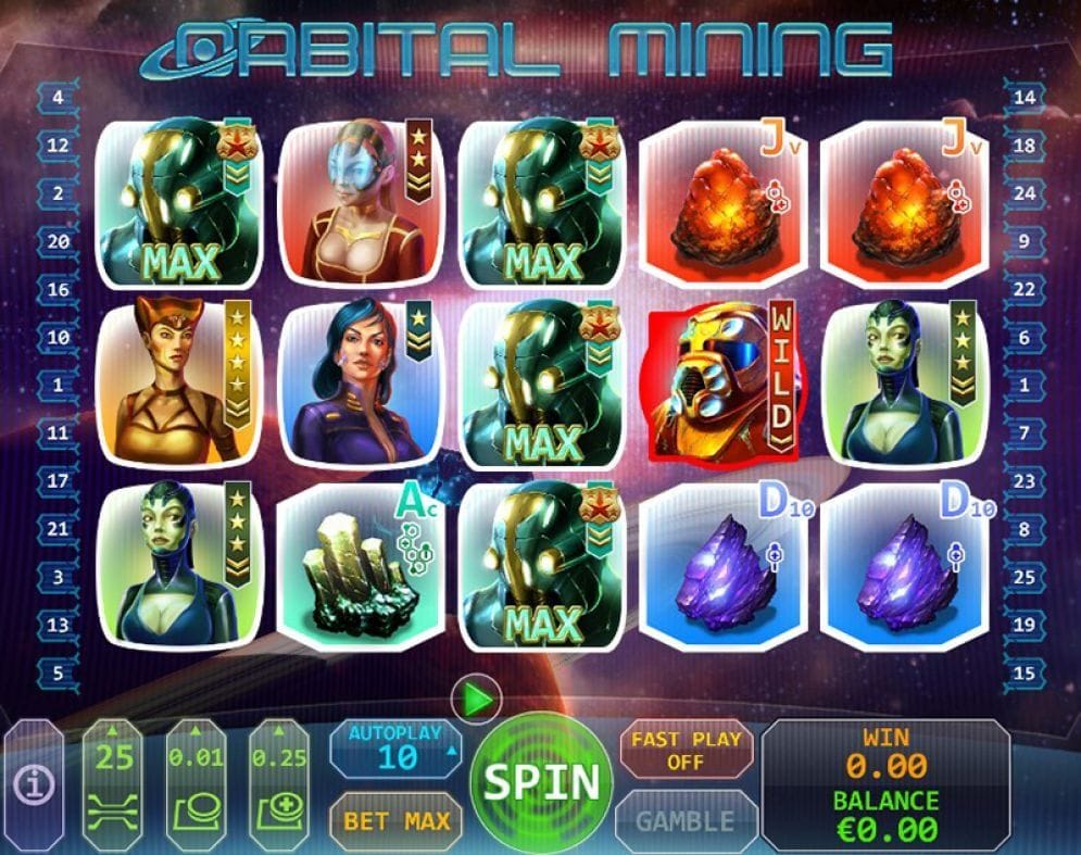 Orbital Mining online Spielautomat