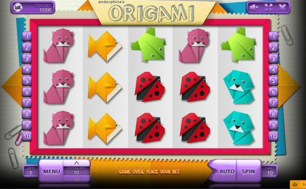 Origami online Casino Spiel