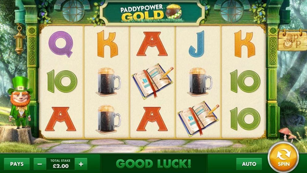 Paddy Power Gold online Spielautomat