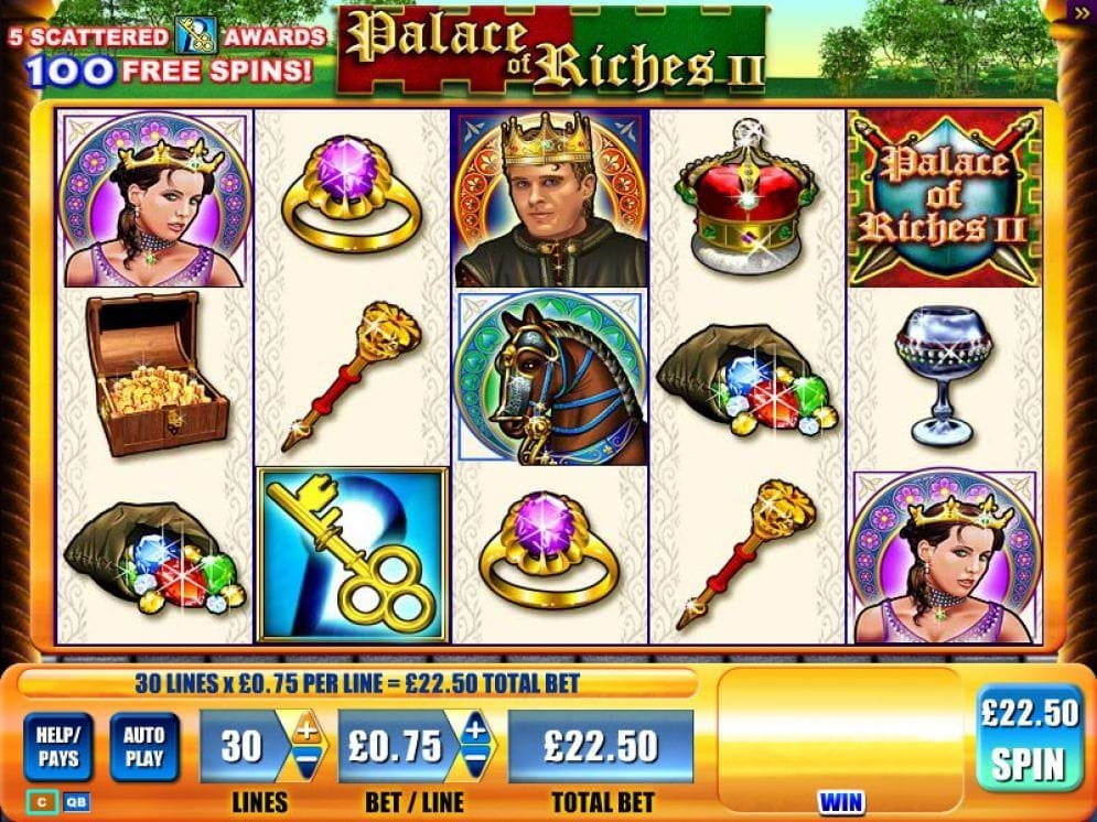 Palace of Riches online Casino Spiel