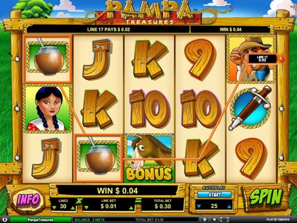 Pampa Treasures online Casinospiel