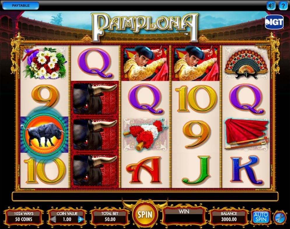 Pamplona online Casinospiel