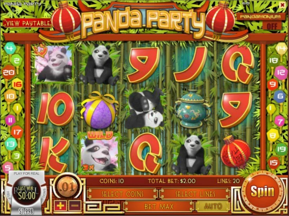 Panda Party Geldspielautomat