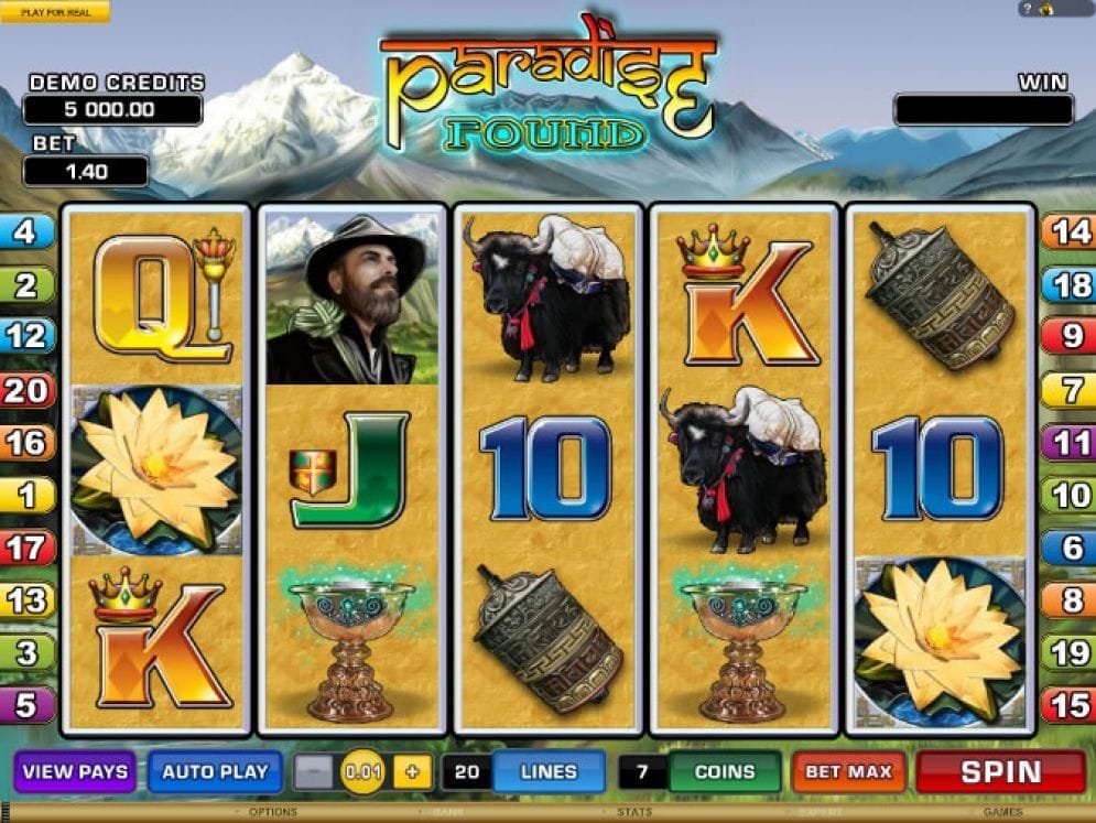 Paradise Found online Spielautomat