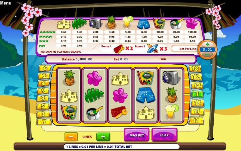 Paradise Suite online Geldspielautomat