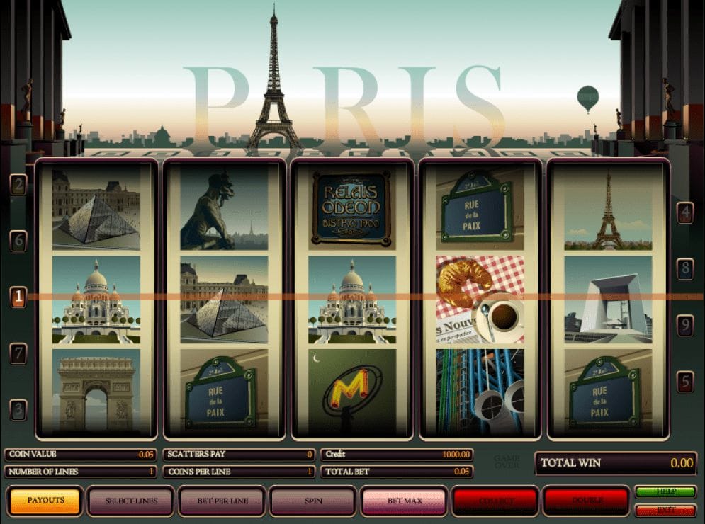 Paris Geldspielautomat