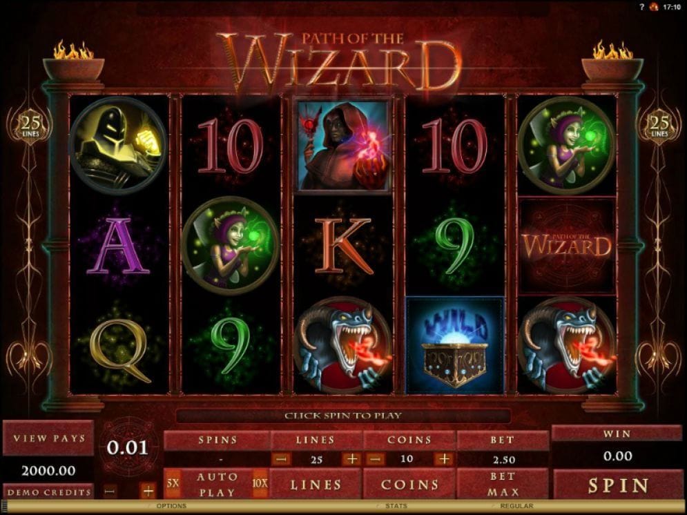 Path of the Wizard online Videoslot