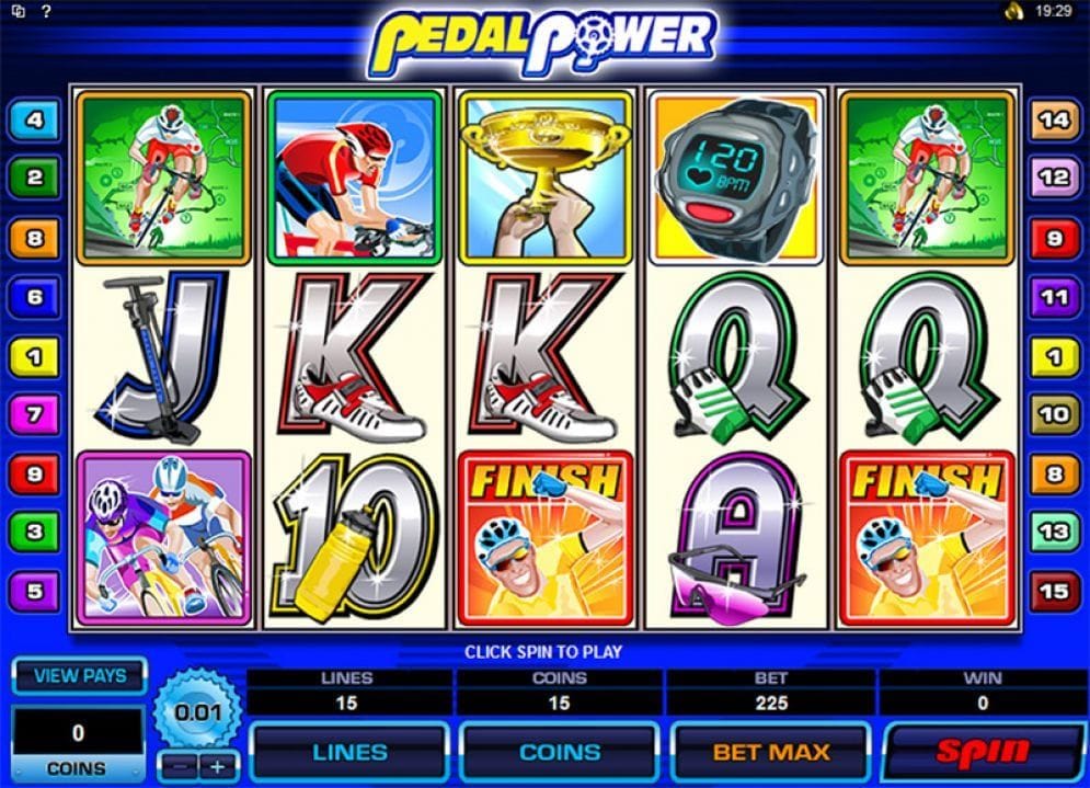Pedal Power online Geldspielautomat
