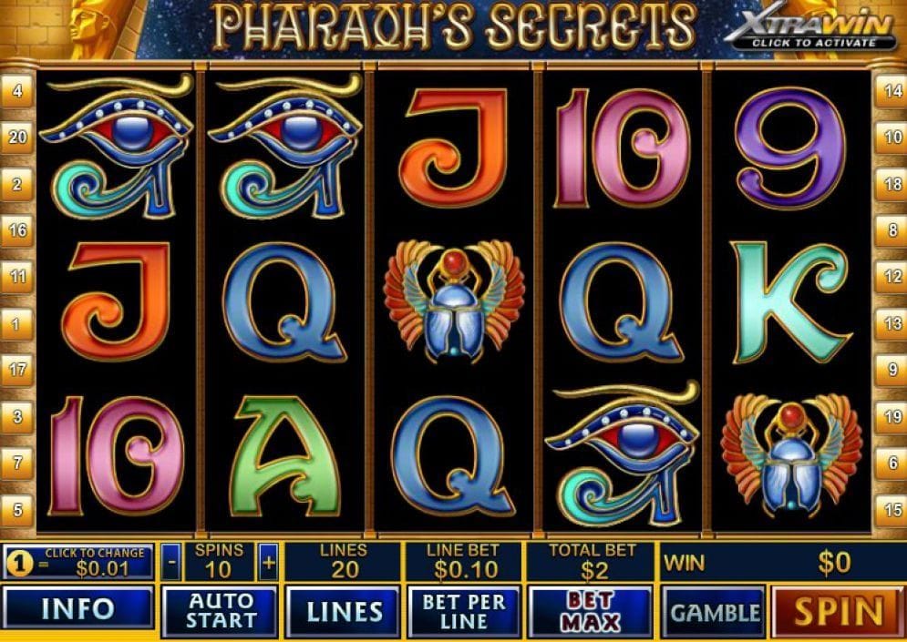 Pharaoh’s Secret online Automatenspiel