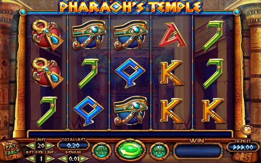 Pharaoh’s Temple online Automatenspiel