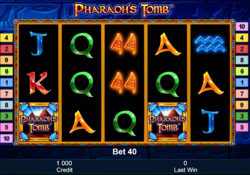 Pharaoh’s Tomb online Spielautomat