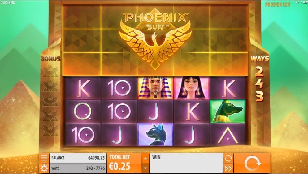 Phoenix Sun Casinospiel