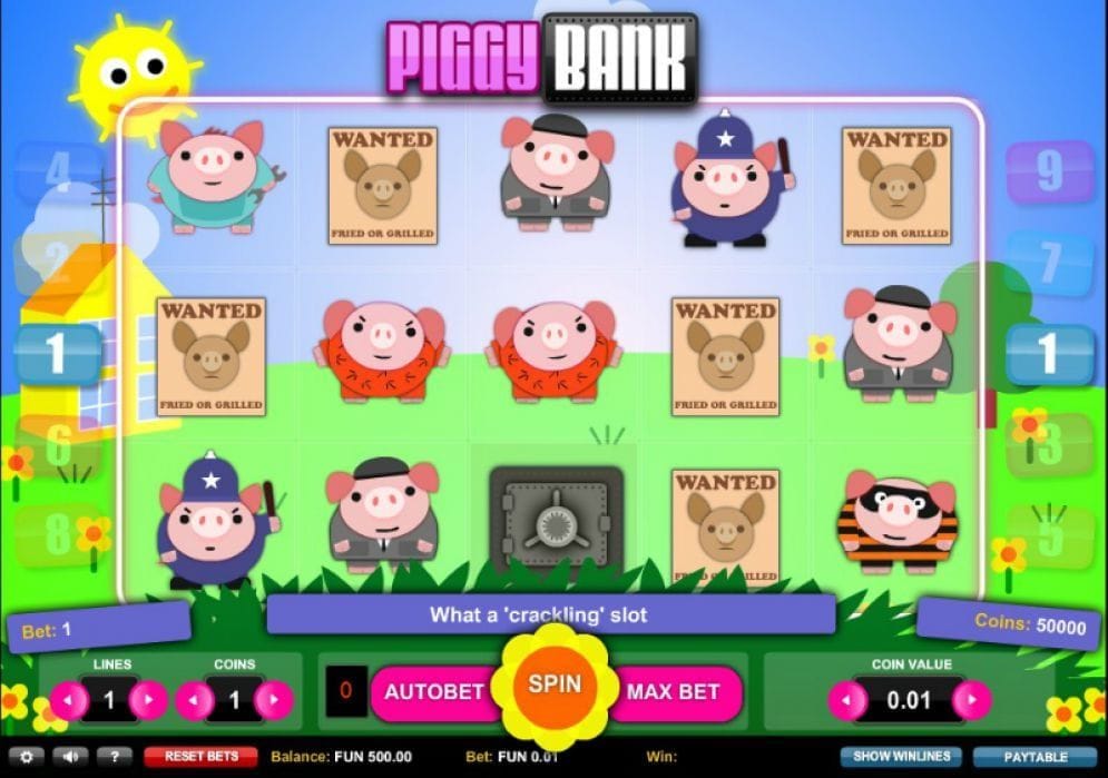 Piggy Bank online Slotmaschine