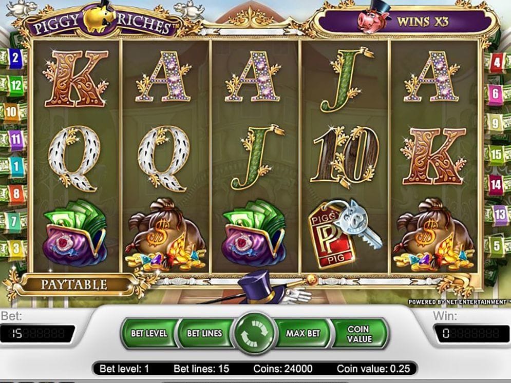 Piggy Riches online Casinospiel