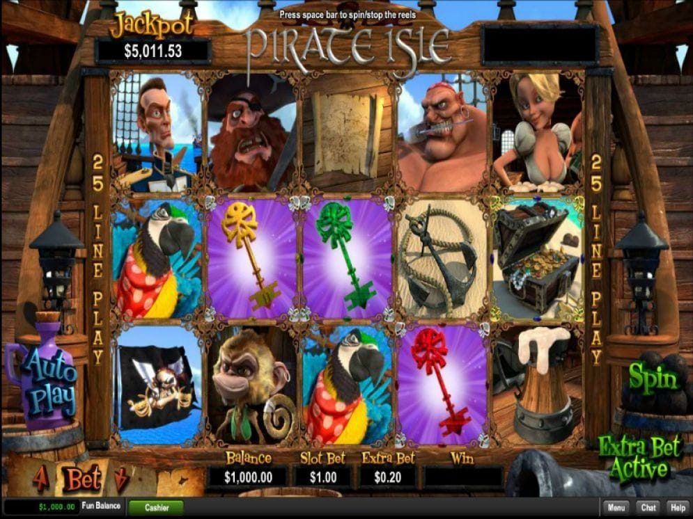 Pirate Isle online Spielautomat