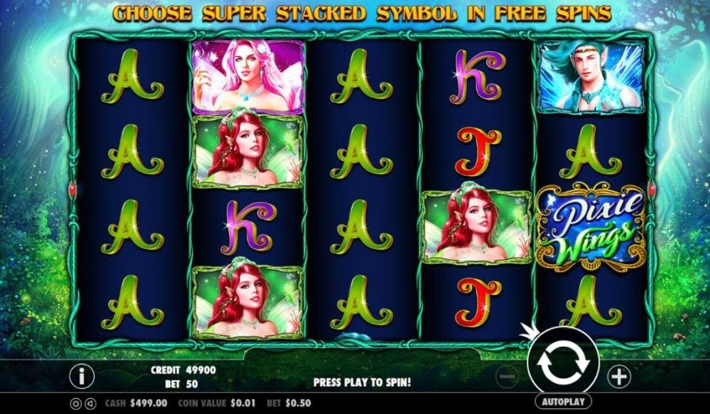 Pixie Wings online Casinospiel