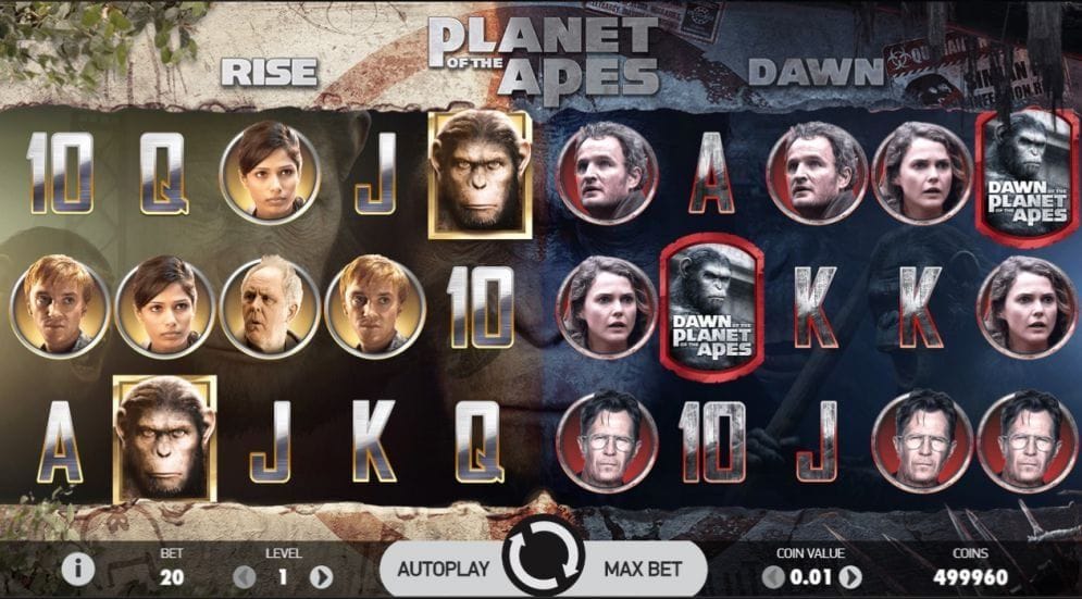 Planet of the Apes Video Slot