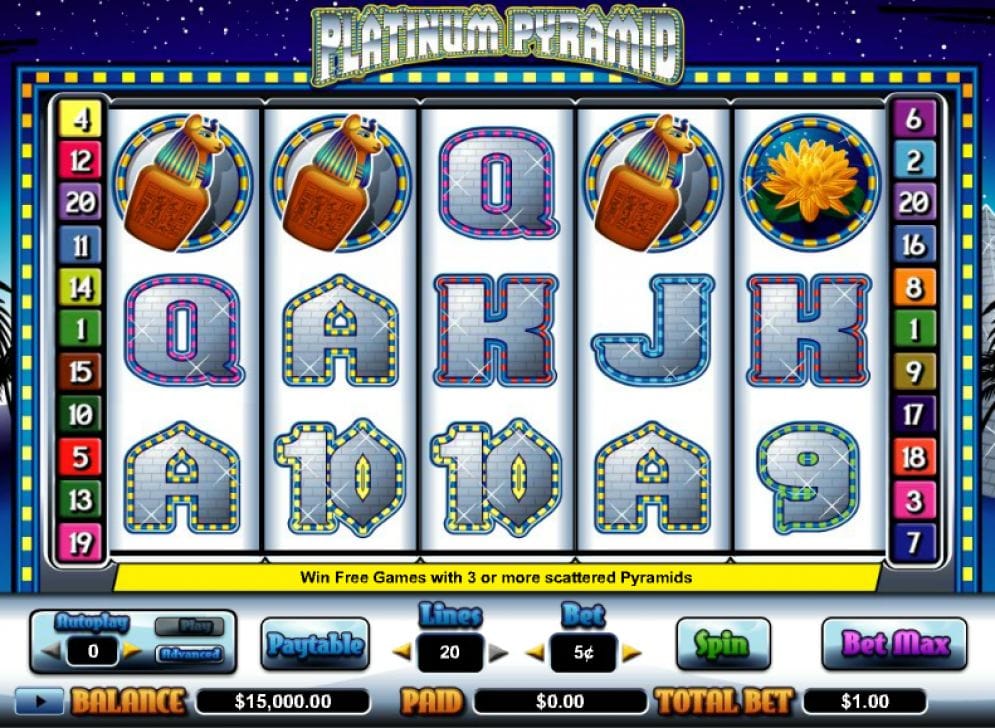 Platinum Pyramid online Spielautomat