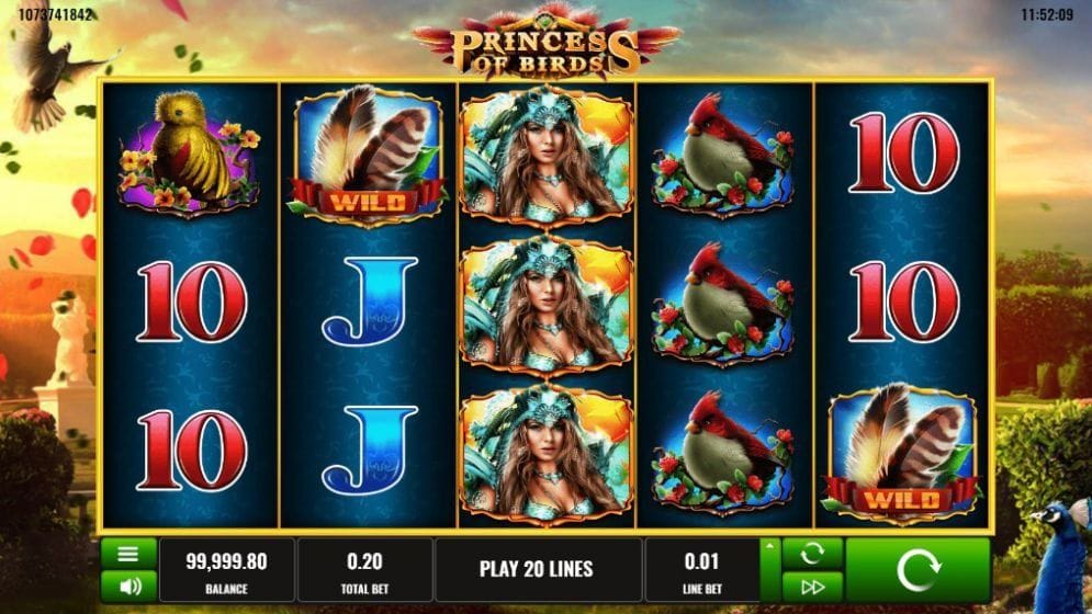 Princess of Birds Casino Spiel