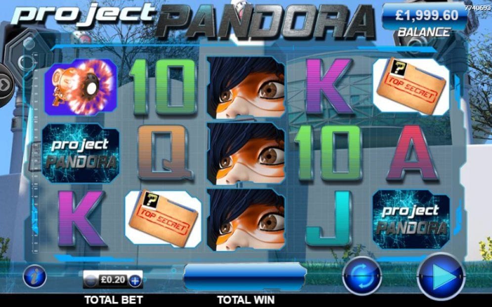 Project Pandora online Slotmaschine