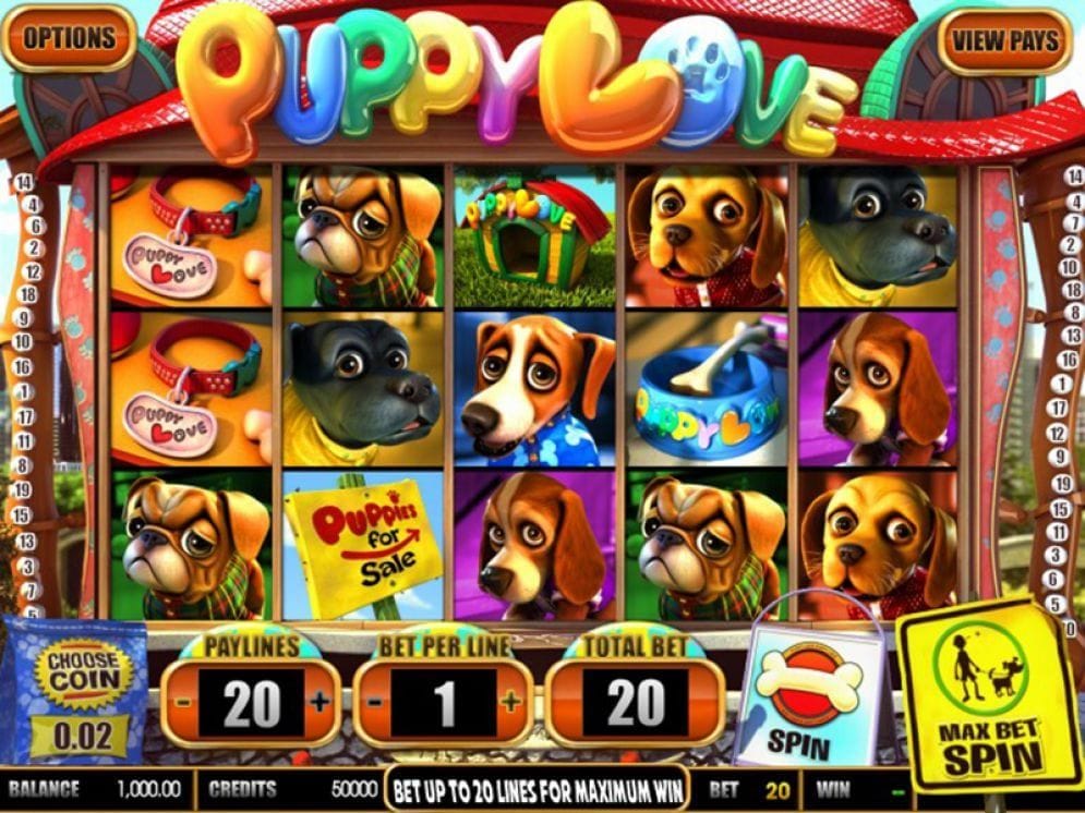 Puppy Love online Geldspielautomat