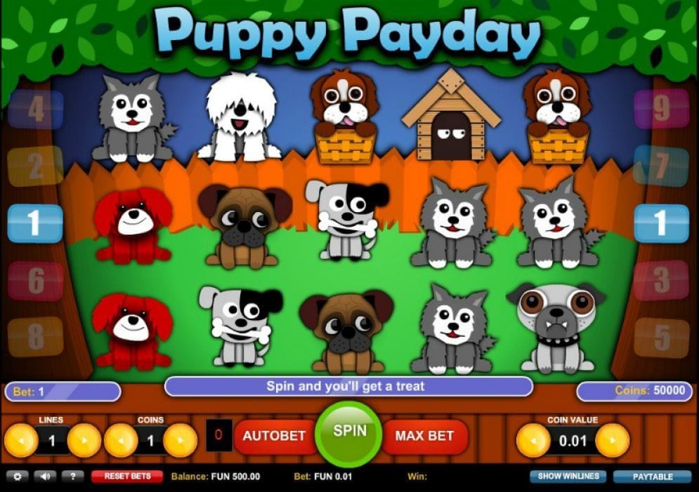 Puppy Payday online Slotmaschine