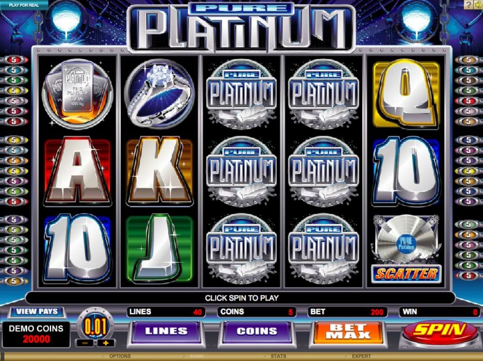 Pure Platinum Casinospiel
