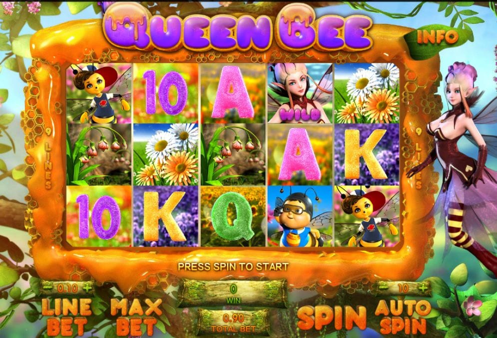 Queen Bee online Casino Spiel