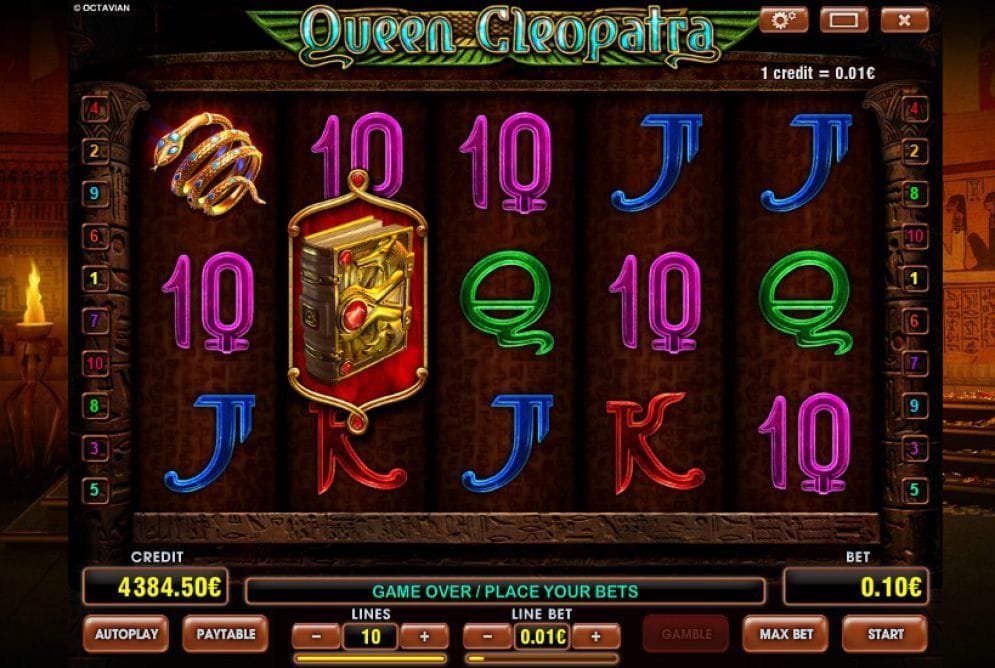 Queen Cleopatra online Video Slot