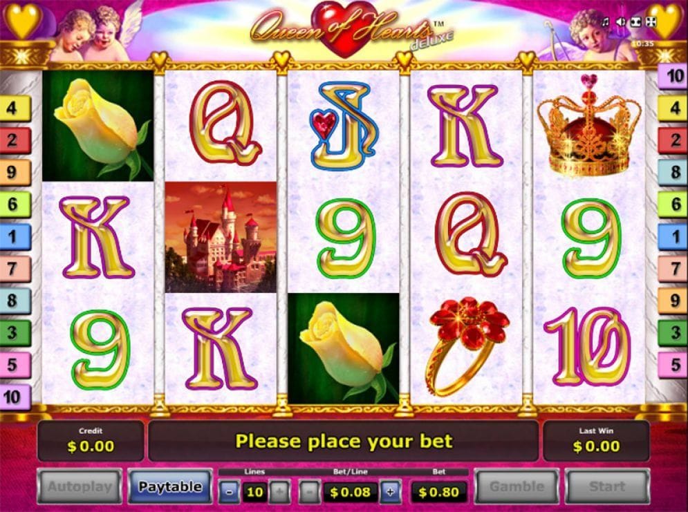 Queen of Hearts Deluxe online Geldspielautomat
