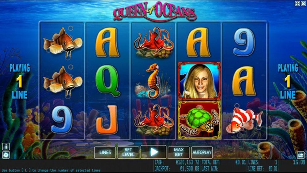 Queen Of Oceans Geldspielautomat