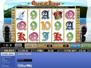 Quest of Kings Video Slot online spielen