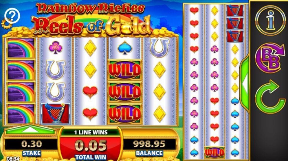 Rainbow Riches Reels of Gold Casino Spiel