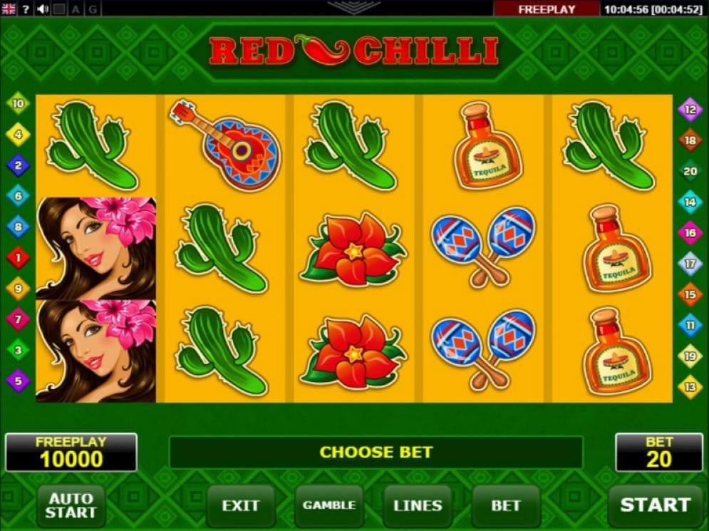 Red Chilli online Automatenspiel