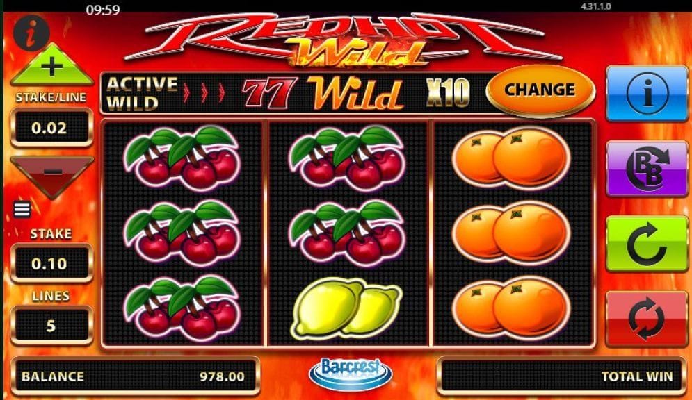 Red Hot Wild Video Slot